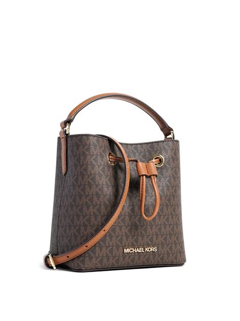 michael kors small bucket crossbody